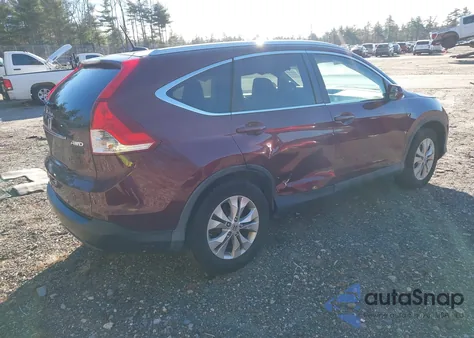 2012 Honda Cr-V Ex-L из США, поврежденный, VIN 5J6RM4H75CL050507